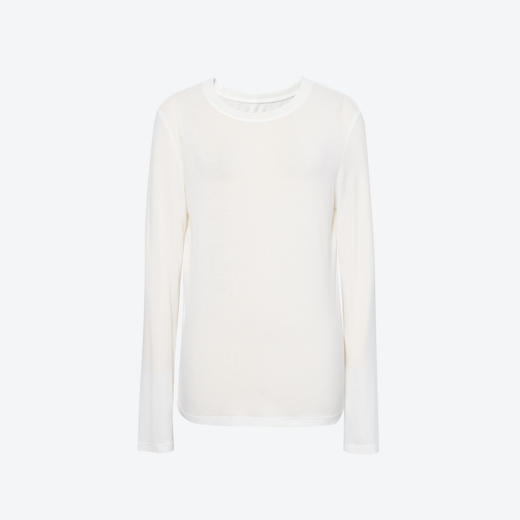 【商场同款】诗凡黎圆领羊毛打底衫2025秋新款长袖上衣3G8200901 商品图0