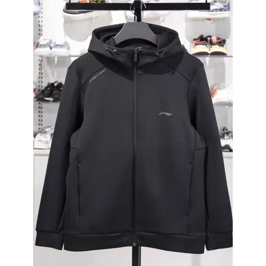 李宁男子2025春秋休闲连帽运动夹克外套AWDV125-1 商品图0