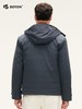 波顿男士秋冬季休闲保暖工装灰绿色白鸭绒羽绒服MC822324 商品缩略图3