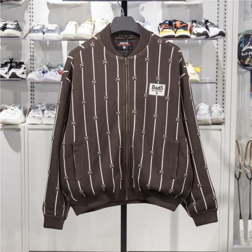 李宁男子春编织拉链开衫休闲外套AMBV069-1 商品图0