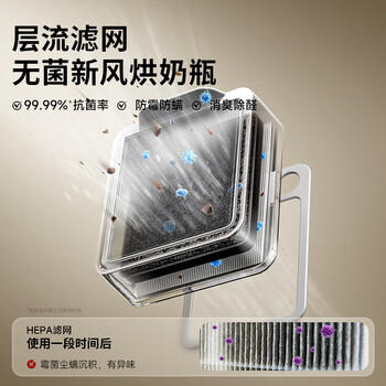 小白熊消毒柜婴儿紫外线带烘干2030+定量泡奶机5061+红外摇奶器暖奶5096 商品图1