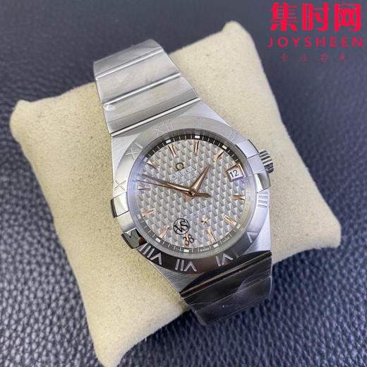 欧米茄 VS第四代星座系列 格子面金针 男士腕表 丹东8500一体机 表径38mm 商品图1