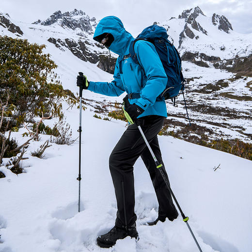 【六扇门考杜拉加绒】拓路者户外软壳裤男春秋耐磨防风防泼徒步裤 商品图3