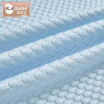 喜亲宝婴儿床单新生儿冰豆豆凉垫宝宝幼儿园午睡床单【120*70】蓝色 商品图4