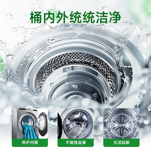 【涤戈 洗衣机除菌清洁液】一键清洁 排出多年污垢 除菌+去味+清洁+除垢+养护+清新 6合1温和配方不伤机 一瓶多用 不用热水无需浸泡 250ml/瓶 商品图2
