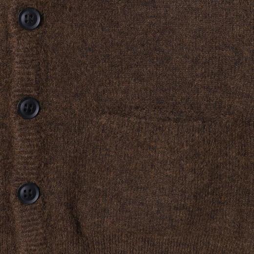 47169SDSA秋冬新款痞帅男装韩版潮牌纯色纽扣立领开衫毛衣慵懒风针织衫 商品图3