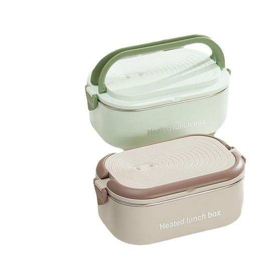 【插电即热❗️免注水电热饭盒】选用食品用好材质「守护您的饮食安全」密封性强，菜肴汁水不洒漏，便携式上班族宿舍学生，便当盒免注水加热保温饭盒L 商品图4