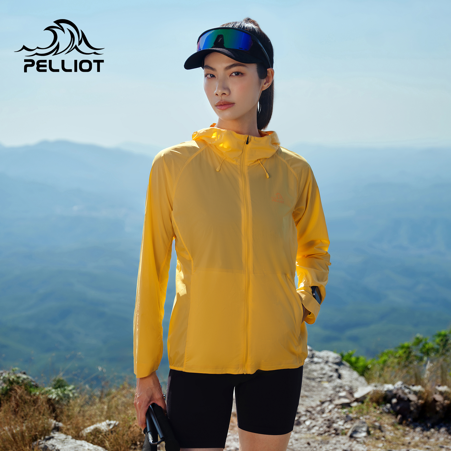 【P系列】伯希和户外休闲衣女新款快干皮肤风衣轻薄透气运动外套