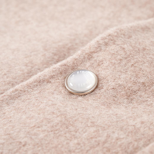 NPC潮牌100%绵羊毛仿【猫眼石】纽扣毛呢外套男静奢风秋NP58WC29 商品图3