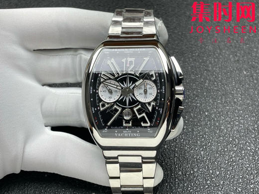 新款法穆兰 法兰克穆勒 FM Vanguard Yachting V45游艇计时系列 V45计时钢带款 男士腕表 商品图0