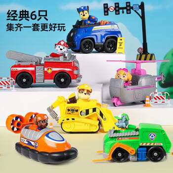 汪汪队立大功（PAW PATROL）汪汪队玩具巡逻车男女孩3-6岁救援车阿奇警车玩具车儿童生日礼物 商品图4