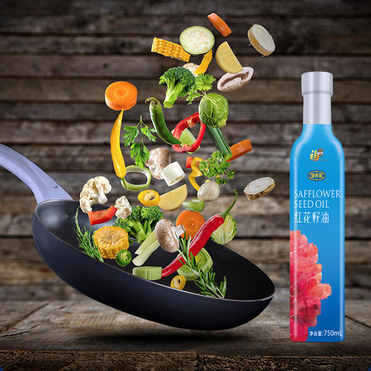 中粮福临门营养家红花籽油礼盒750ml*2 商品图5