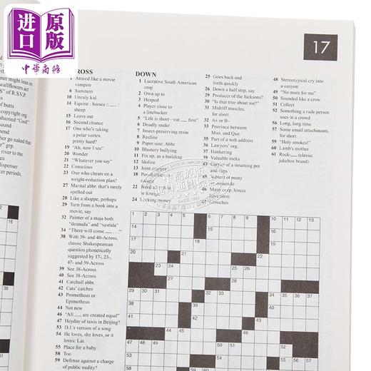【中商原版】纽约时报填字游戏第四卷 200 道简单谜题 Games Essential Easy Crosswords 英文原版 New York Times 商品图2