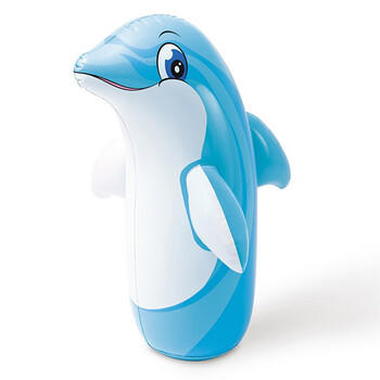 INTEX充气不倒翁 儿童健身拳击锻炼玩具 海豚/恐龙/魔龙沙袋水袋款随机 商品图0