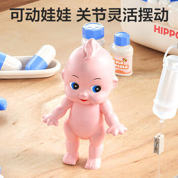 欣格儿童过家家玩具仿真小医生护士扮演套装医疗医药箱听诊器打针医院牙科看病女孩3-6岁宝宝生日礼物58件蓝 商品图5