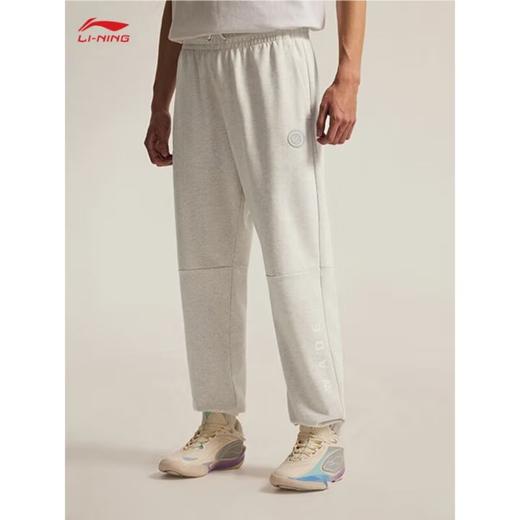 李宁男子2025春季束脚宽松卫裤运动裤AKLV023-4 商品图2