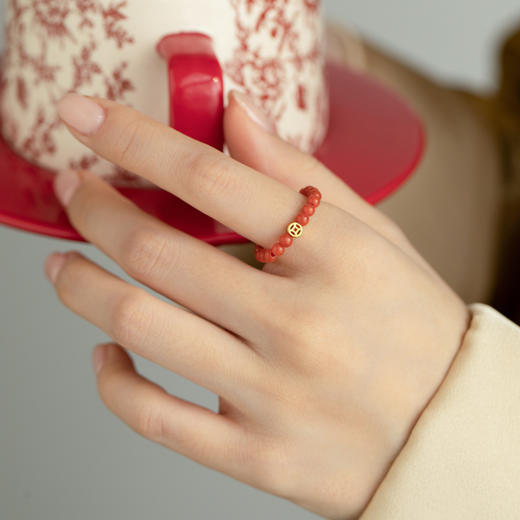 【玛瑙朱砂手串】MS Lemuguet 玛瑙朱砂红色系列首饰 商品图6
