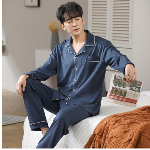 【春夏 男女款家居服套装】天竹纤维  柔软舒适  凉感抑菌 会呼吸的家居服 多个颜色可选 商品图6