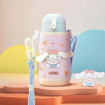 膳魔师（THERMOS）儿童保温杯三丽鸥316L不锈钢抑菌大容量多功能吸管直饮学生杯TCKA 商品图0