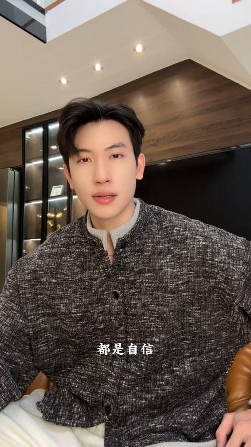 87836SDSA男士秋冬新款痞帅男装韩版潮牌撞色假两件纽扣开衫夹克外套潮 商品图0