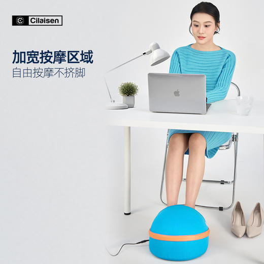 疯抢中！！下单即送手提礼盒【英国Cilaisen足部加热按摩仪】热敷按摩二合一 六大仿人手按摩 五重按摩头 三档热敷/力度 全家适用 商品图4