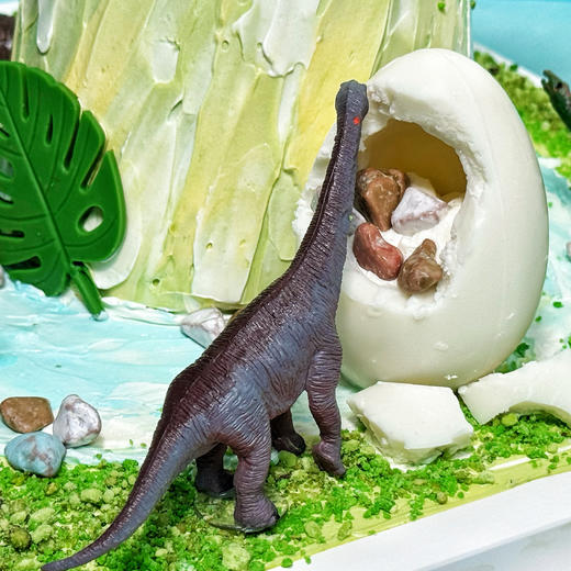 儿童微景观【侏罗纪公园】1.5磅 香草奶油芒果夹心口味 商品图6