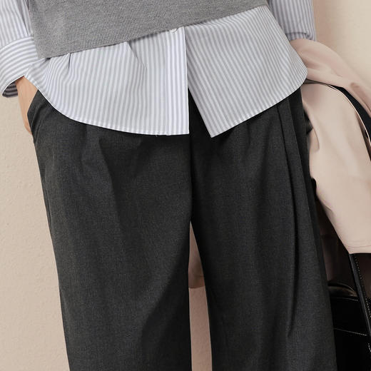 【商场同款】诗凡黎通勤百搭休闲裤25秋新款显瘦长裤女3G8251031 商品图2