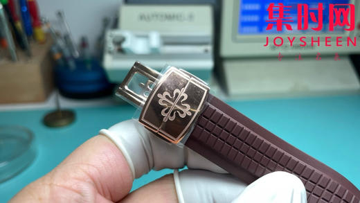 PP百达翡丽 分3K手雷5261R-001 新款笑脸对版原装到货！胶带对版原装，摆轮位置对版原装可调！扣升级对版原装！V2升级版！ 商品图8