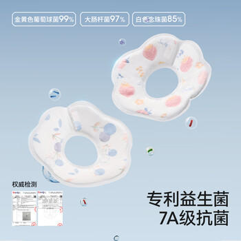 贝肽斯一次性口水巾婴儿宝宝围嘴新生儿防水免洗围兜垫巾纱布20片 蓝莓 商品图5