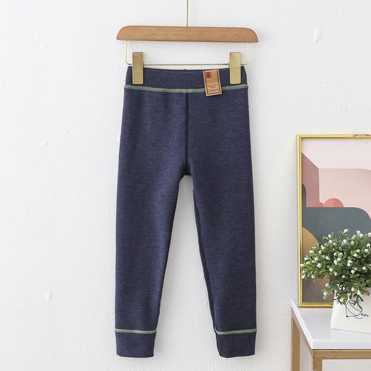 【特价清仓，抢完下架】【两条起拍，一条不发货】【A类品质，一条过寒冬】SIIJJEYY秋冬季新款儿童保暖裤内穿男童女童艾草秋裤羊毛蚕丝加绒保暖棉裤 商品图6