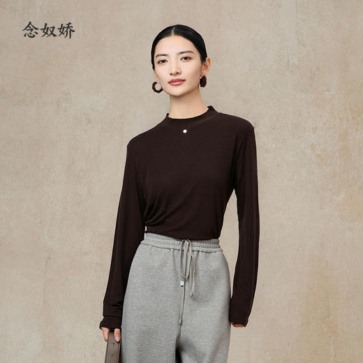 【商场搭配品】CNA5092 “ 弹力皮肤衣 ” 舒适软糯穿出幸福感 好穿好搭配 两色可选 商品图1