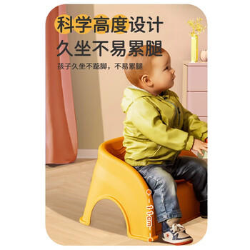 MURCIA婴幼儿童塑料小凳子靠背椅加厚宝宝沙发餐椅小椅子防滑板凳洗澡凳 商品图6