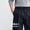 棉仓367818003-高密棉锦盐缩微锥宽褶裤 商品缩略图2