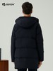 波顿 男士 秋冬合身连帽 保暖锁温 中长款高端白鸭绒羽绒服 MC816523 商品缩略图2