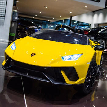 酷太阳酷太阳兰博黄色儿童遥控车可坐人婴儿电动车儿童汽车可驾驶四驱 商品图4