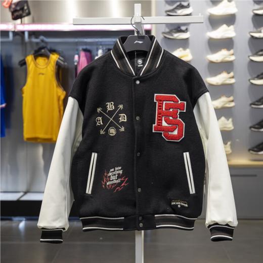 李宁男子2025春秋休闲棒球服夹克外套AJMV027-1 商品图0