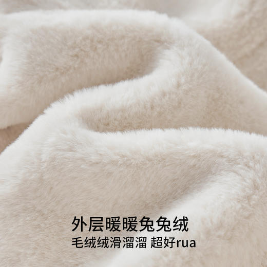 【宝宝服饰】嫚熙童装儿童冬季保暖外套女童连帽2025新款女宝百搭可爱毛绒上衣 商品图1