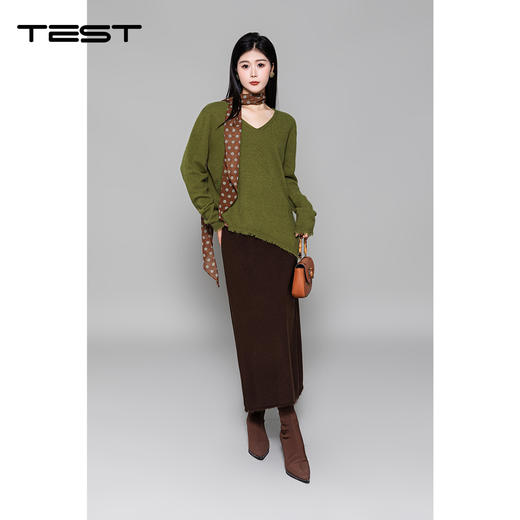 冬上新简约大气轻松优雅气质半身裙3254003 商品图7