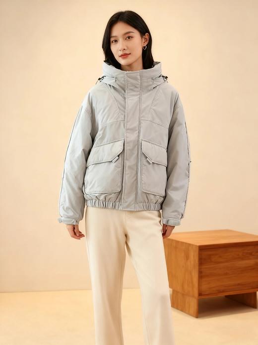 优选丨2代升级款Schenvega比羽绒服还保暖的p棉 户外隐藏帽棉衣D82-2533 商品图10