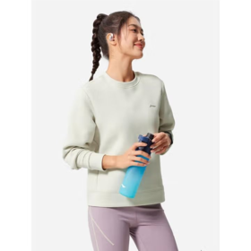 李宁女子2025健身系列运动套头卫衣AWDV084-5