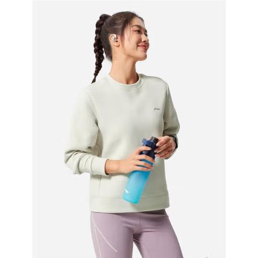 李宁女子2025健身系列运动套头卫衣AWDV084-5 商品图0