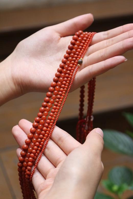 【保山南红】   项链/手串/戒指/耳坠可选 原矿无胶 天地生赤玉 商品图10