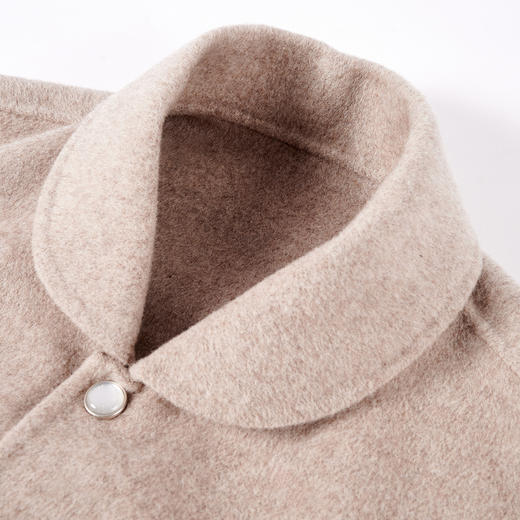 NPC潮牌100%绵羊毛仿【猫眼石】纽扣毛呢外套男静奢风秋NP58WC29 商品图2