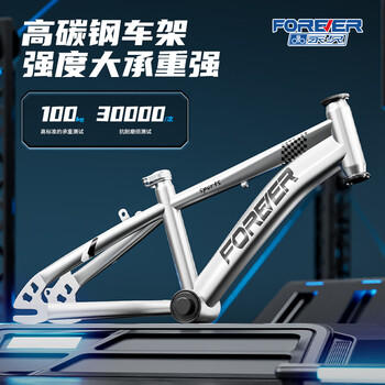 永久（FOREVER）儿童自行车3-6岁7-10男孩女孩宝宝小孩男生女生脚踏单车14寸一体 商品图1