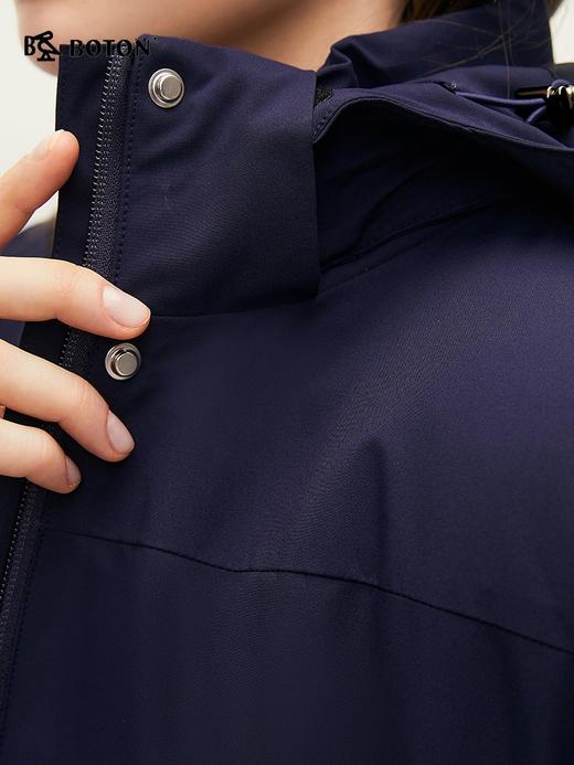 波顿女士秋冬季合身显瘦保暖一衣三穿甩帽常规款羽绒服LC762524 商品图3