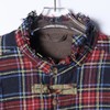 SDSA秋冬新款痞帅男装时尚撞色拼接格纹长袖衬衫一字扣设计百搭潮 商品缩略图1