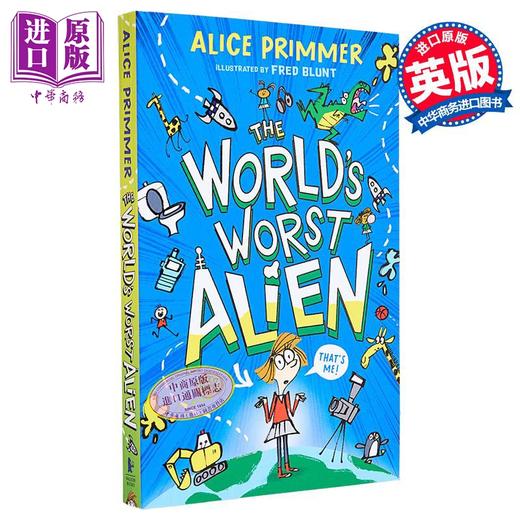 【中商原版】世界上糟糕的外星人 The Worlds Worst Alien 英文原版 Alice Primmer 外星人创造地球 幽默喜剧故事  商品图0