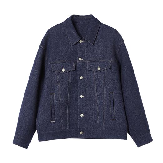 棉仓367811001-廓形底特律牛仔毛呢夹克 商品图2