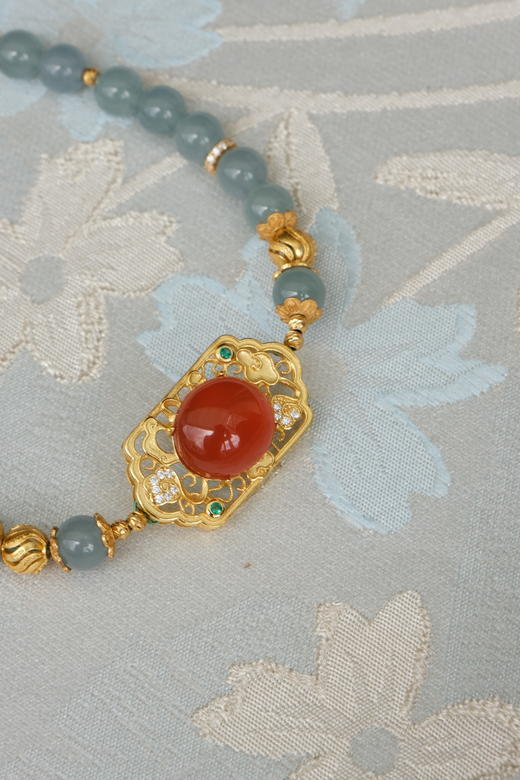 【南红手链，项链，吊坠新品合集】源头厂家 原矿无胶 天地生赤玉 商品图2