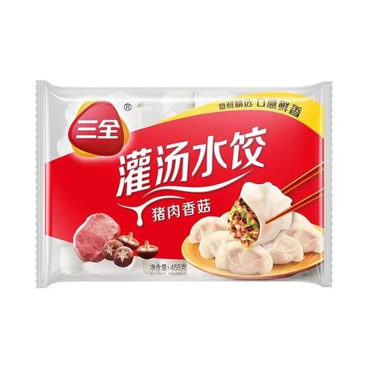 三全455g猪肉芹菜/韭菜鸡蛋/猪肉香菇水饺【FY】 商品图1